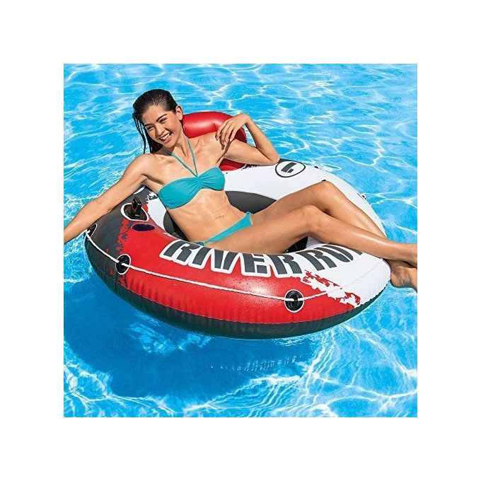 Intex Ciambellona River Run Con Rete 135Cm Rosso