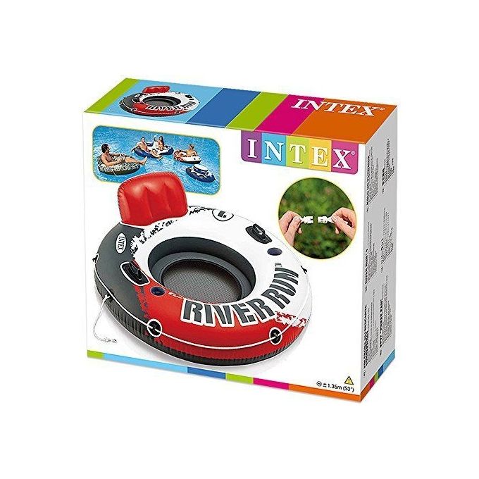 Intex Ciambellona River Run Con Rete 135Cm Rosso