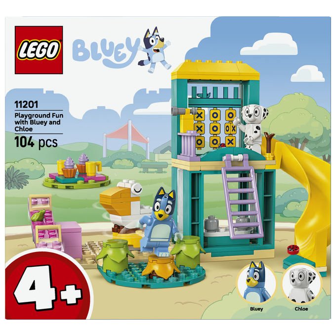 Lego 11201 Bluey Set di Costruzioni Parco Giochi con Minifigure Bluey e Chloe 104 Pezzi 4+ Anni