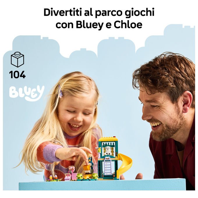 Lego 11201 Bluey Set di Costruzioni Parco Giochi con Minifigure Bluey e Chloe 104 Pezzi 4+ Anni