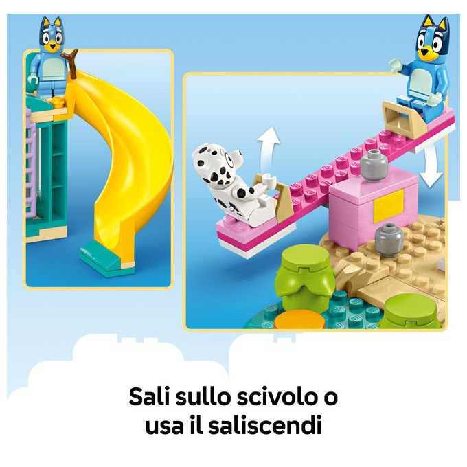 Lego 11201 Bluey Set di Costruzioni Parco Giochi con Minifigure Bluey e Chloe 104 Pezzi 4+ Anni