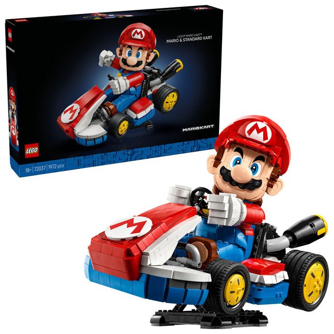 Lego 72037 LEGO Super Mario Mario e Kart Standard Set da Costruzione 1972 pz colore Multicolore