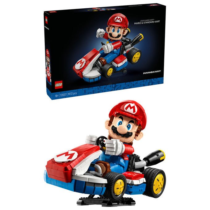 Lego 72037 LEGO Super Mario Mario e Kart Standard Set da Costruzione 1972 pz colore Multicolore