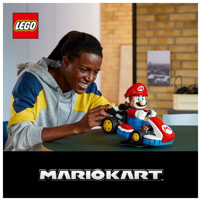 Lego 72037 LEGO Super Mario Mario e Kart Standard Set da Costruzione 1972 pz colore Multicolore