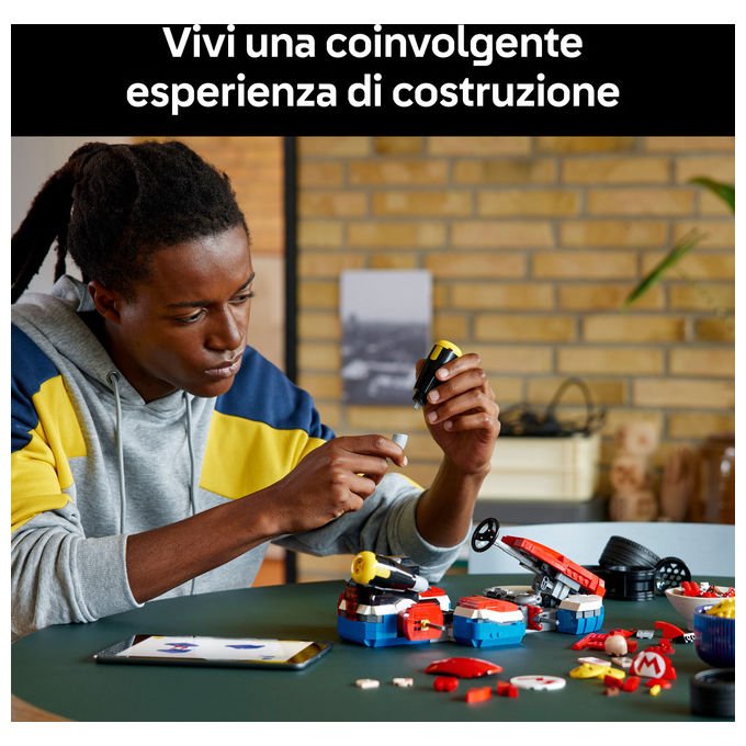 Lego 72037 LEGO Super Mario Mario e Kart Standard Set da Costruzione 1972 pz colore Multicolore