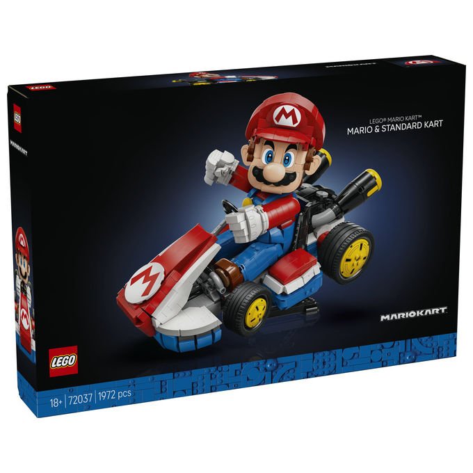 Lego 72037 LEGO Super Mario Mario e Kart Standard Set da Costruzione 1972 pz colore Multicolore