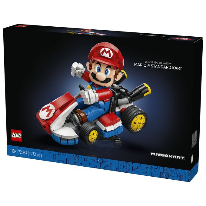 Lego 72037 LEGO Super Mario Mario e Kart Standard Set da Costruzione 1972 pz colore Multicolore