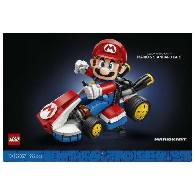 Lego 72037 LEGO Super Mario Mario e Kart Standard Set da Costruzione 1972 pz colore Multicolore
