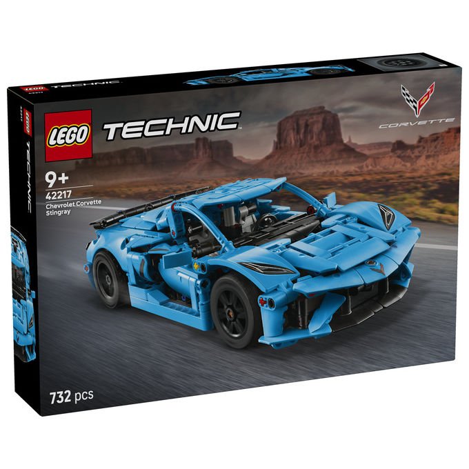 Lego 42217 Technic Chevrolet Corvette Stingray colore Blu