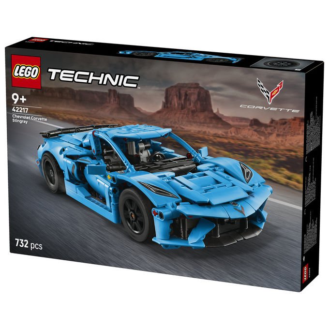 Lego 42217 Technic Chevrolet Corvette Stingray colore Blu