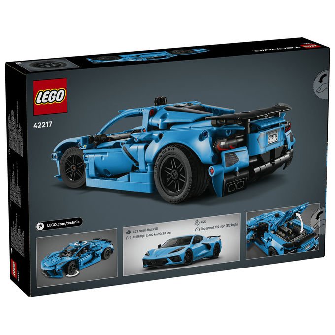 Lego 42217 Technic Chevrolet Corvette Stingray colore Blu