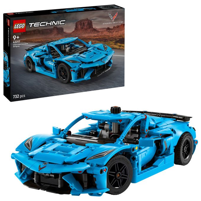 Lego 42217 Technic Chevrolet Corvette Stingray colore Blu