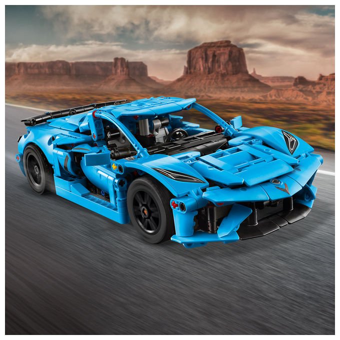 Lego 42217 Technic Chevrolet Corvette Stingray colore Blu