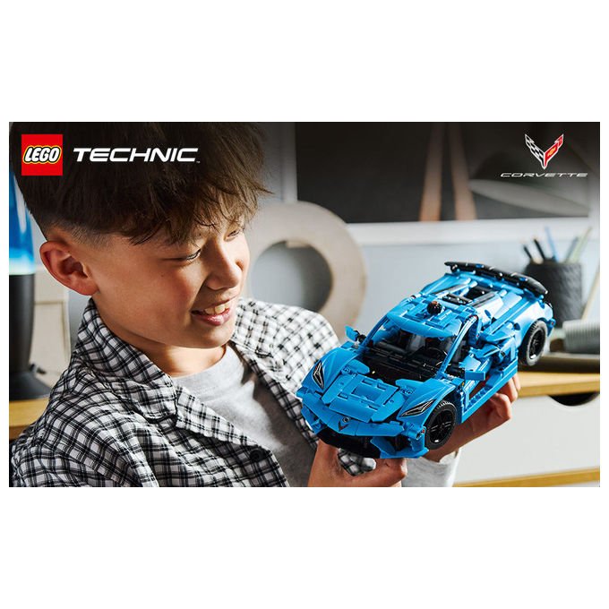 Lego 42217 Technic Chevrolet Corvette Stingray colore Blu