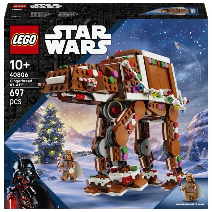 Lego 40806 LEGO Star Wars Set da costruzione Walker AT-AT Pan di Zenzero 697 pezzi colore Multicolore