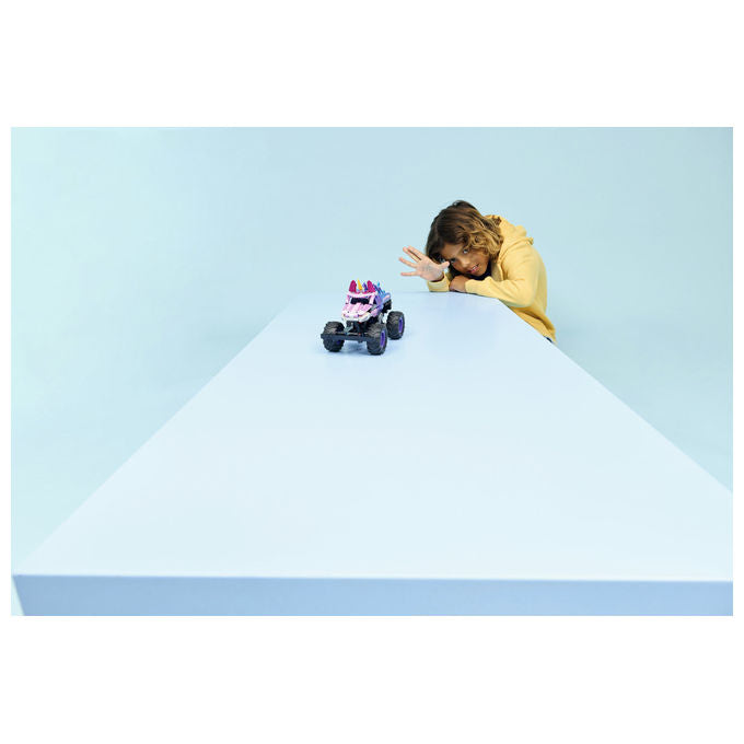 Lego 42220 Technic Monster Jam Sparkle Smash Camion Giocattolo Pull-Back con Dettagli di Unicorno e Stelle Scintillanti colore Multicolore