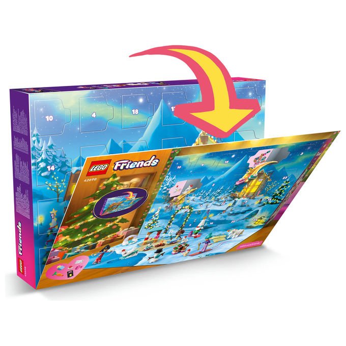 Lego 42698 LEGO Friends Calendario dell'Avvento 2026 con 211 pezzi 3 mini bamboline e 6 mini animali colore Multicolore
