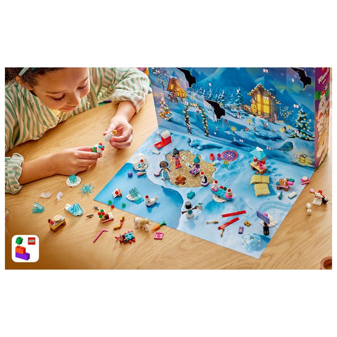 Lego 42698 LEGO Friends Calendario dell'Avvento 2026 con 211 pezzi 3 mini bamboline e 6 mini animali colore Multicolore