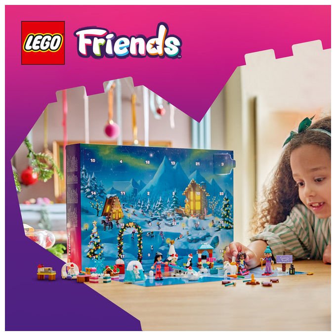 Lego 42698 LEGO Friends Calendario dell'Avvento 2026 con 211 pezzi 3 mini bamboline e 6 mini animali colore Multicolore