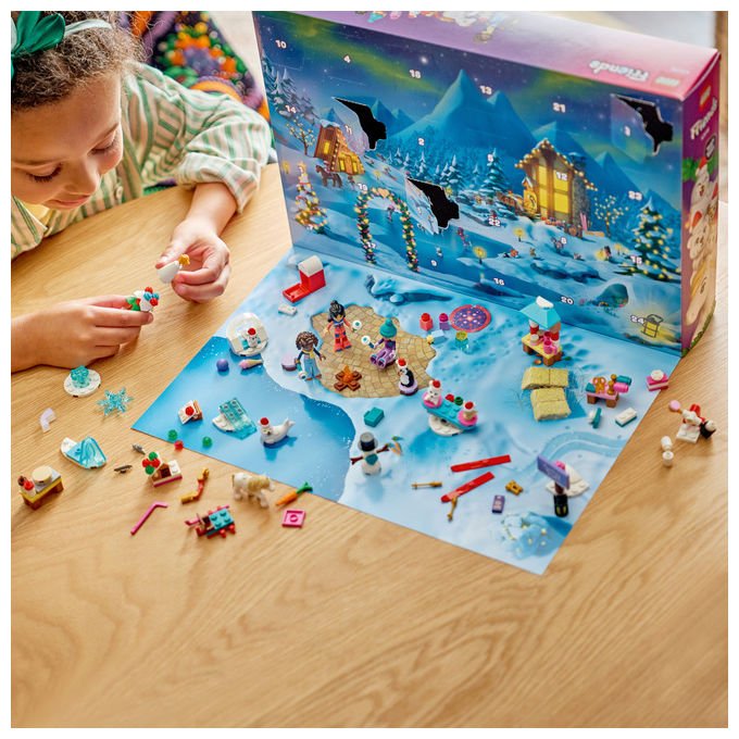 Lego 42698 LEGO Friends Calendario dell'Avvento 2026 con 211 pezzi 3 mini bamboline e 6 mini animali colore Multicolore