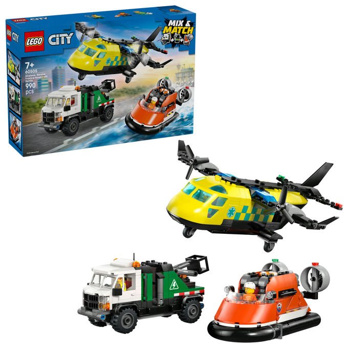 Lego 60505 City Great Vehicles Costruzioni e mattoncini Veicoli Mezzi pesanti 990 pezzi colore Multicolore
