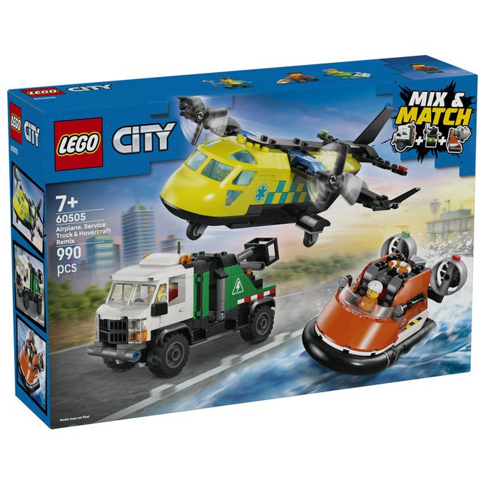 Lego 60505 City Great Vehicles Costruzioni e mattoncini Veicoli Mezzi pesanti 990 pezzi colore Multicolore