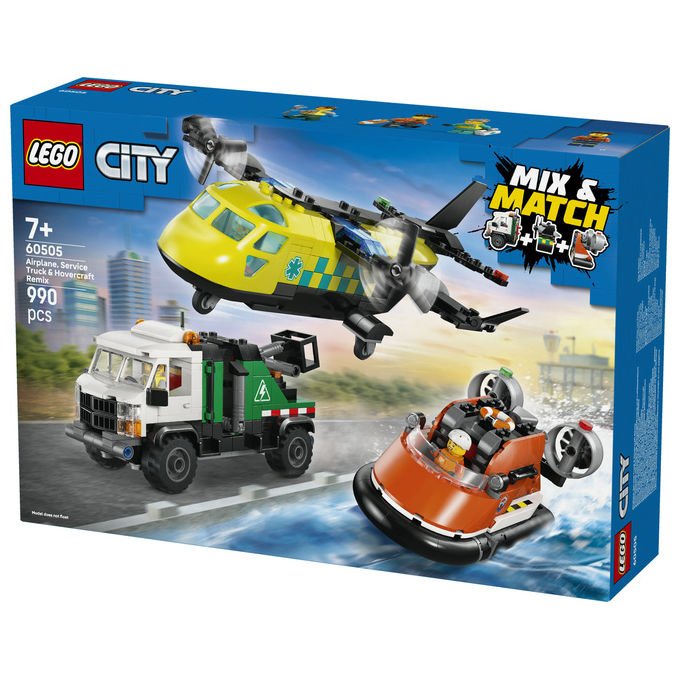 Lego 60505 City Great Vehicles Costruzioni e mattoncini Veicoli Mezzi pesanti 990 pezzi colore Multicolore