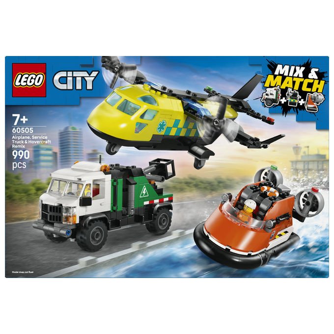 Lego 60505 City Great Vehicles Costruzioni e mattoncini Veicoli Mezzi pesanti 990 pezzi colore Multicolore