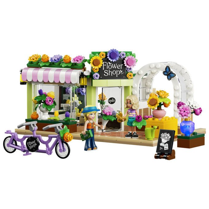 Lego 42693 Friends Negozio di Fiori Creativo Set Costruzioni 377 Pezzi 2 Minidoll Nova e Astrid da 7 Anni