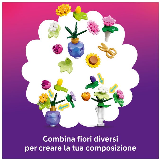 Lego 42693 Friends Negozio di Fiori Creativo Set Costruzioni 377 Pezzi 2 Minidoll Nova e Astrid da 7 Anni