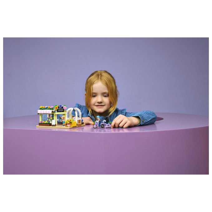 Lego 42693 Friends Negozio di Fiori Creativo Set Costruzioni 377 Pezzi 2 Minidoll Nova e Astrid da 7 Anni