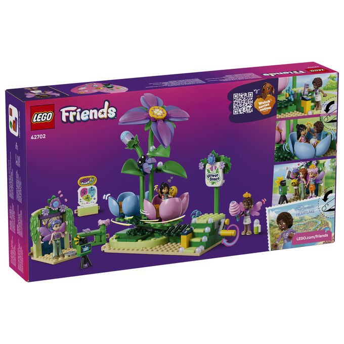 Lego 42702 Friends Giostra delle Tazze da Te' Floreali Set da Costruire 321 Pezzi 3 Mini Bamboline 7+