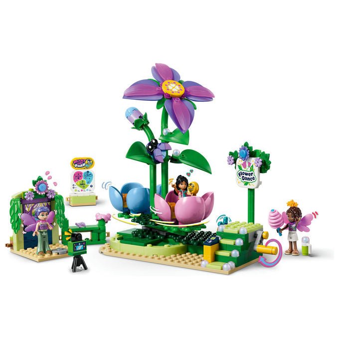 Lego 42702 Friends Giostra delle Tazze da Te' Floreali Set da Costruire 321 Pezzi 3 Mini Bamboline 7+