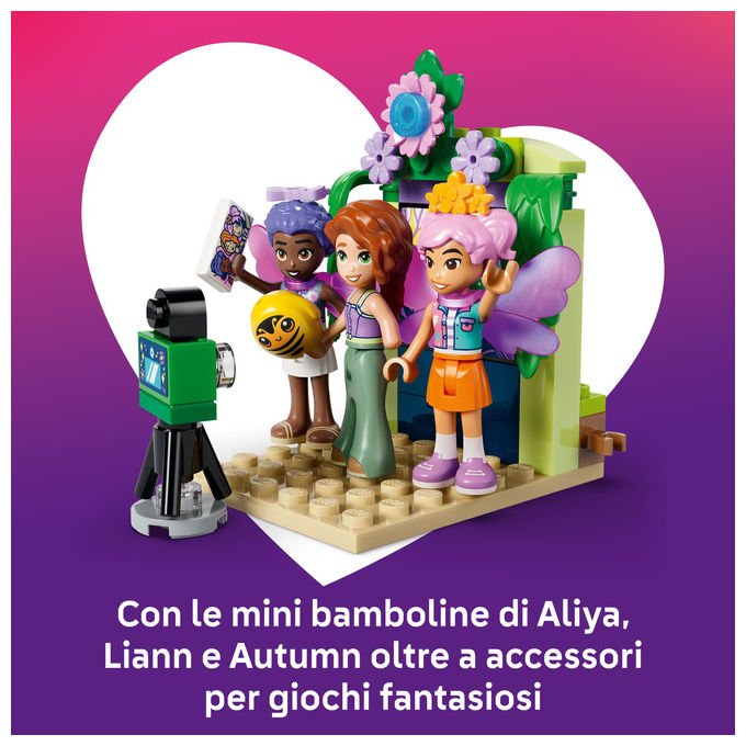 Lego 42702 Friends Giostra delle Tazze da Te' Floreali Set da Costruire 321 Pezzi 3 Mini Bamboline 7+