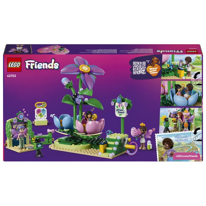Lego 42702 Friends Giostra delle Tazze da Te' Floreali Set da Costruire 321 Pezzi 3 Mini Bamboline 7+