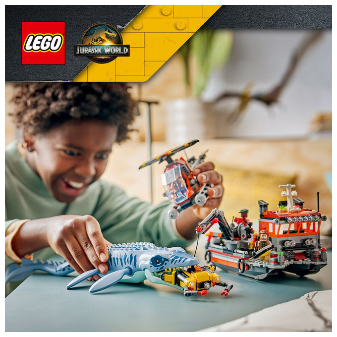 Lego 77983 Attacco Alla Barca Del Dinosauro Mosasaurus 703 pezzi eta' 7+ colore Multicolore