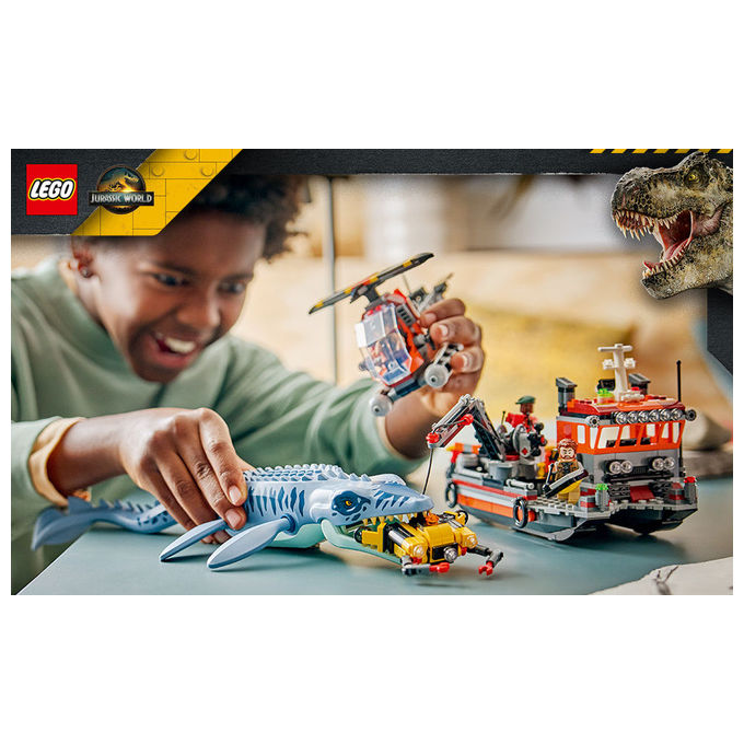 Lego 77983 Attacco Alla Barca Del Dinosauro Mosasaurus 703 pezzi eta' 7+ colore Multicolore