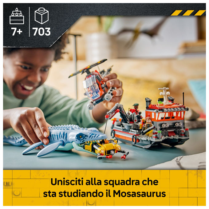 Lego 77983 Attacco Alla Barca Del Dinosauro Mosasaurus 703 pezzi eta' 7+ colore Multicolore