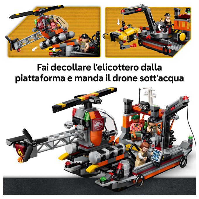 Lego 77983 Attacco Alla Barca Del Dinosauro Mosasaurus 703 pezzi eta' 7+ colore Multicolore