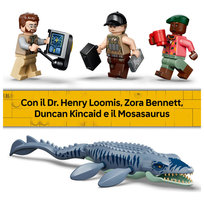 Lego 77983 Attacco Alla Barca Del Dinosauro Mosasaurus 703 pezzi eta' 7+ colore Multicolore