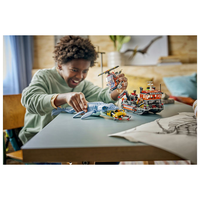 Lego 77983 Attacco Alla Barca Del Dinosauro Mosasaurus 703 pezzi eta' 7+ colore Multicolore