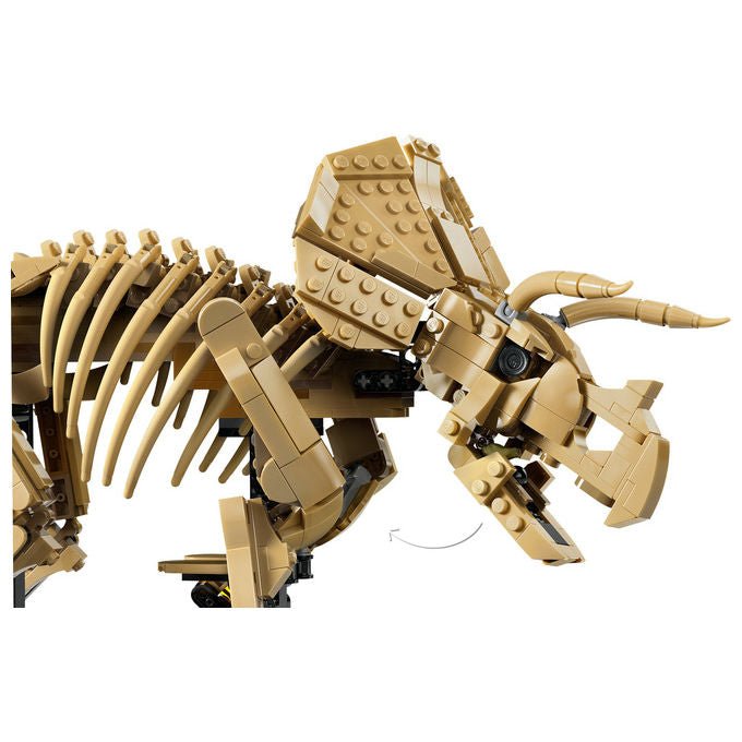 Lego 77985 Jurassic World Fossili di Dinosauro Triceratopo Set da Collezione 1154 Pezzi per Adulti con Minifigure