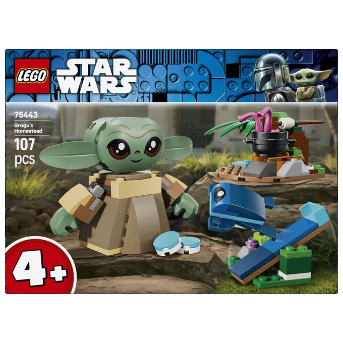 LEGO, Star Wars La Casa di Grogu, Set Costruzioni, 107 Pezzi
