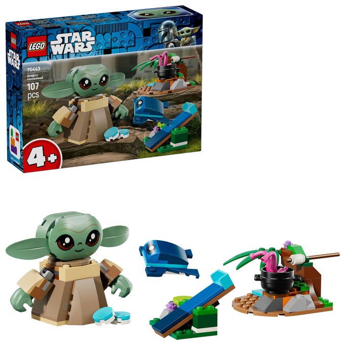LEGO, Star Wars La Casa di Grogu, Set Costruzioni, 107 Pezzi
