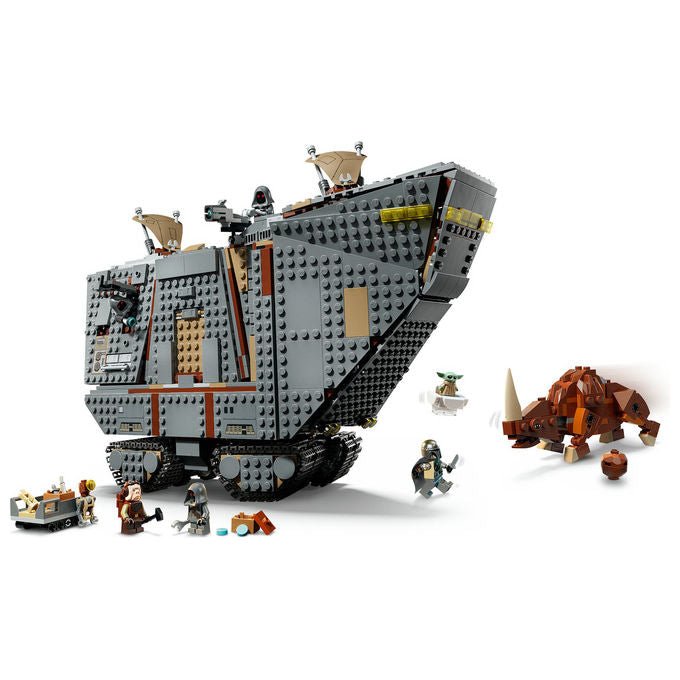 Lego 75453 Sandcrawler e Mudhorn Offworld Set da Costruzione 1683 pezzi con 5 Minifigure e Mudhorn Snodabile colore Multicolore