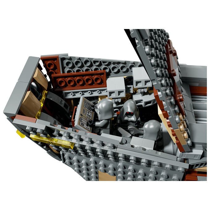 Lego 75453 Sandcrawler e Mudhorn Offworld Set da Costruzione 1683 pezzi con 5 Minifigure e Mudhorn Snodabile colore Multicolore