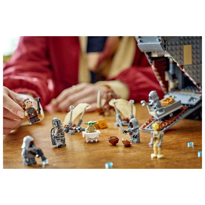 Lego 75453 Sandcrawler e Mudhorn Offworld Set da Costruzione 1683 pezzi con 5 Minifigure e Mudhorn Snodabile colore Multicolore