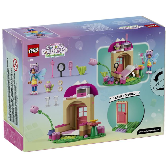 Lego 11212 Casa in Giardino di Gattina Fatina Gabby's Dollhouse 103 pezzi colore Multicolore