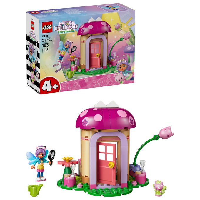 Lego 11212 Casa in Giardino di Gattina Fatina Gabby's Dollhouse 103 pezzi colore Multicolore