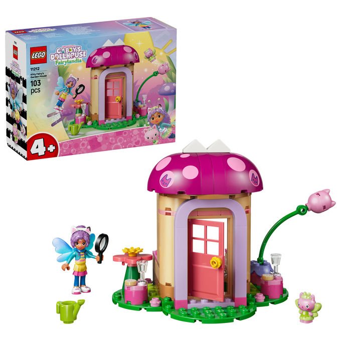 Lego 11212 Casa in Giardino di Gattina Fatina Gabby's Dollhouse 103 pezzi colore Multicolore